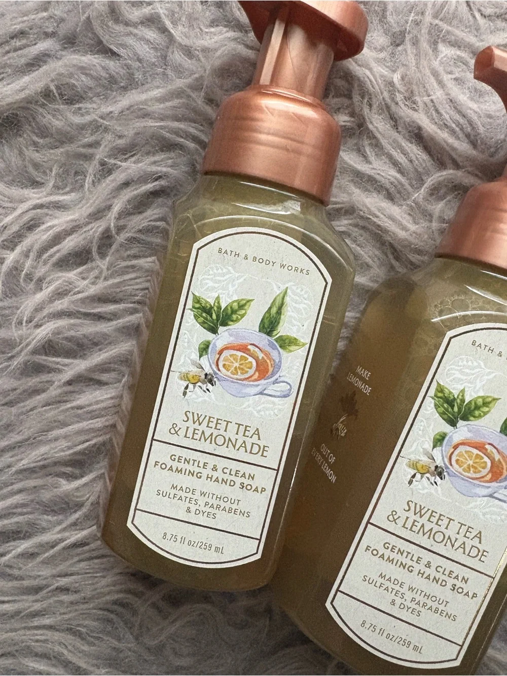 BBW SWEET TEA AND LEMONADE FOAMING HAND SOAPS NWT